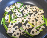 黒こしょう香る☆れんこんと牛肉の甘辛炒め作り方3写真