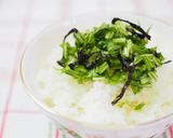 水菜の3段活用 ③ 水菜のみそ汁作り方1写真