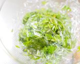 水菜の3段活用　②　刻み水菜の塩昆布あえ作り方7写真