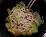 うどんdeペペロン作り方4写真
