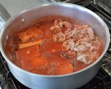 豆腐と豚肉とほうれん草のトマト煮作り方7写真