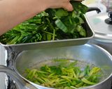 ほうれん草とトマトのかけるサラダ作り方1写真