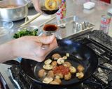 ほうれん草のケチャップ味ご飯作り方6写真