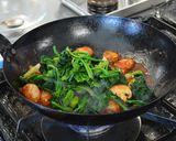 ほうれん草のケチャップ味ご飯作り方7写真
