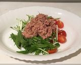 水菜とミニトマトのサラダ作り方2写真