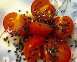 お弁当に♫ミニトマトのゴマごま和え♡作り方3写真