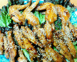 簡単☆手羽先と手羽中の甘辛焼き作り方4写真