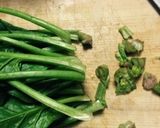 ほうれん草とカリカリベーコンサラダ作り方1写真