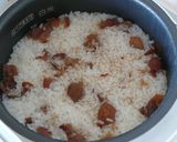 炊飯器で炊くだけ！梅おこわ☆作り方4写真