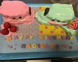 はやぶさ&スーパーこまち連結ケーキ♪作り方9写真