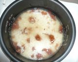 炊飯器で炊くだけ！梅おこわ☆作り方3写真