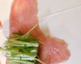 水菜の豚肉巻きさっぱりレモンソースがけ作り方4写真