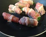 水菜の豚肉巻きさっぱりレモンソースがけ作り方5写真