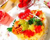 簡単♪市販のちらし寿司でケーキ作り方8写真