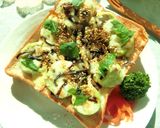 皮剥き茄子の和トースト作り方6写真