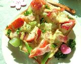 ベーコン×セロリ×苺のサラダトースト作り方5写真
