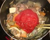 トマトベースのキノコビーフカレー作り方3写真