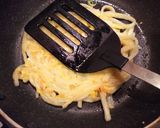 うどんで作るもちっとふぁのお好み焼き!作り方4写真