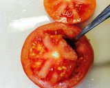 丸ごとトマトのミートグラタン♪作り方1写真