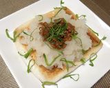 簡単♪はんぺんのおろし納豆がけ作り方5写真