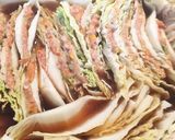 ピリ辛☆白菜とひき肉のミルフィーユ鍋作り方4写真