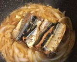 サンマの蒲焼の玉子とじ作り方3写真