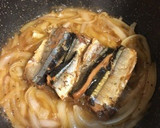 サンマの蒲焼の玉子とじ作り方3写真