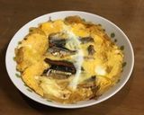 サンマの蒲焼の玉子とじ作り方5写真