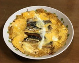 サンマの蒲焼の玉子とじ作り方5写真