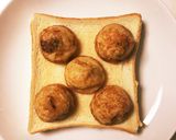 トロトロカリカリ☆たこ焼きトースト作り方2写真