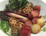 日野菜と蕪と蓮根の揚げだし作り方5写真