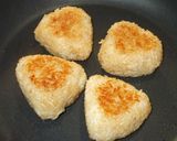 焼きおにぎり♪味噌・醤油・砂糖・残りご飯作り方7写真