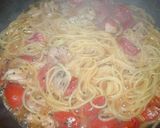 完熟トマトと鶏肉のイタリアンパスタ作り方10写真