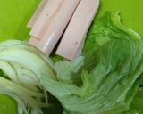 魚肉ソーセージで！女の焼肉サンド作り方3写真