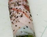 『ふきのとうの豚バラ巻き』作り方4写真