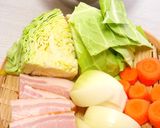 キャベツとベーコンのスープ煮作り方1写真