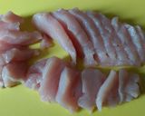 青椒肉絲チキン作り方1写真