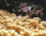 ♡小松菜&豚バラ肉のスタミナカレー炒飯♡作り方5写真