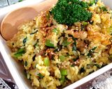 ♡小松菜&豚バラ肉のスタミナカレー炒飯♡作り方7写真