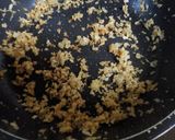 チーズのクリームパスタ　パン粉フリカケ作り方1写真