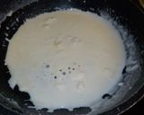 チーズのクリームパスタ　パン粉フリカケ作り方3写真