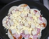 餃子の皮で餅チーズ挟み焼き作り方6写真