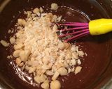 マカダミアナッツのチョコレートブラウニー作り方7写真
