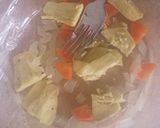 簡単☆幼児食～ツナと野菜の包み焼き～作り方3写真