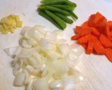 朝食の残りのみそ汁で！サバ野菜煮作り方1写真