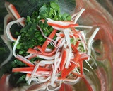 豆腐とカイワレのゴマだれがけ☆作り方2写真