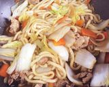 超簡単！！焼きうどん☆すき焼き風作り方6写真