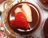 バレンタインに材料2つ♡チョコゼリー♪作り方4写真