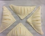 簡単!10分で三角カスタードパイ作り方3写真