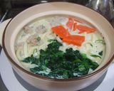 寒さに負けるな!ほっこり豆乳鍋焼きうどん作り方7写真